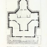 Л. 8. Преображенская церковь. Архитектор А.В. Ополовников. План 1-1 (реставрация). 1949 г.