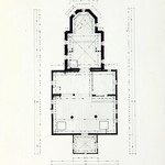 л. 27. Церковь Петра и Павла, с. Вирма. Архитектор А.В. Ополовников. 1950 г. План (обмер)