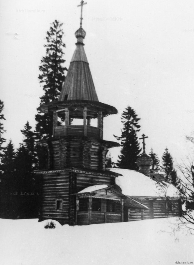 Часовня Знамения Богородицы в д.Корба Медвежьегор. р. Вид с юго–запада