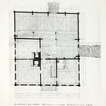 Л. 3. Дом Лепсина, д. Кузнецы. Ополовников, 1949 г. План 2-го этажа (обмер)