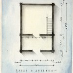 л. 24. Амбар, д. Истомино. Конец 1940-х гг. План