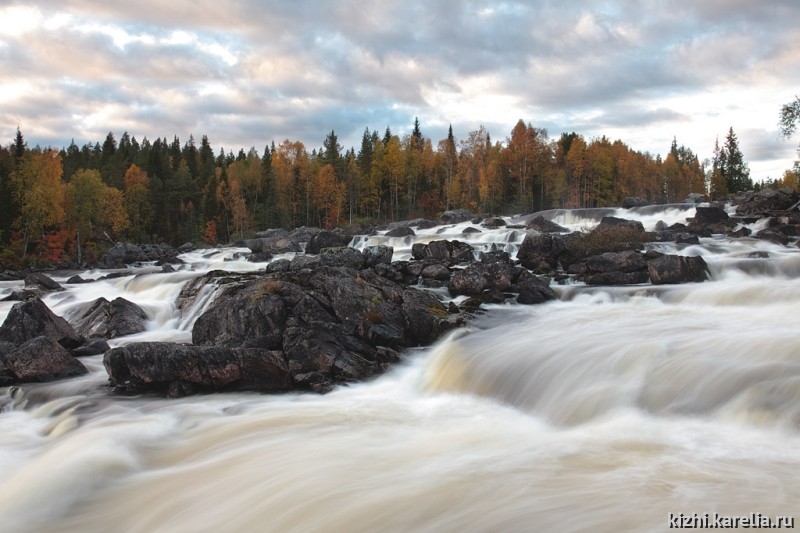 Паанаярви. Водопад