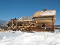 Работы на часовне Успения Богородицы в д. Васильево