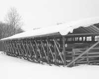 Склад для хранения реставрационного леса