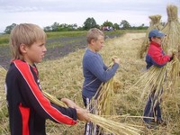 Группа детей сотрудников музея Кижи.Проект Кижская семья - традиции и современность