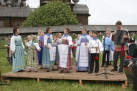 Фольклорный коллектив «Петровская слобода», руководитель И.Э.Иодко