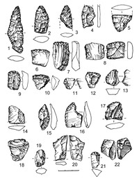 Рис.16. Предметы из кремня