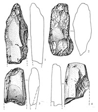 Рис.5. Поселение Леликово 1. Предметы из сланца.