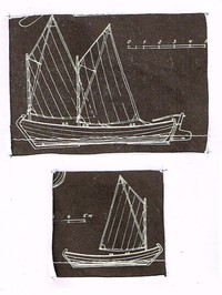 Большая (вверху) и маленькая (внизу) онежская Кижанка (Набокова@Наумов 2005)